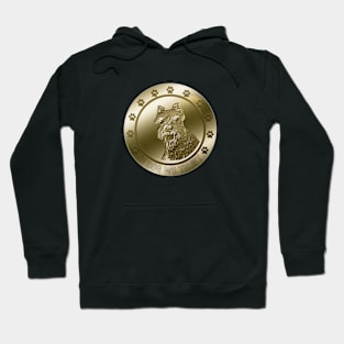 Miniature Schnauzer "Coin" Currency Crypto Dog Hoodie